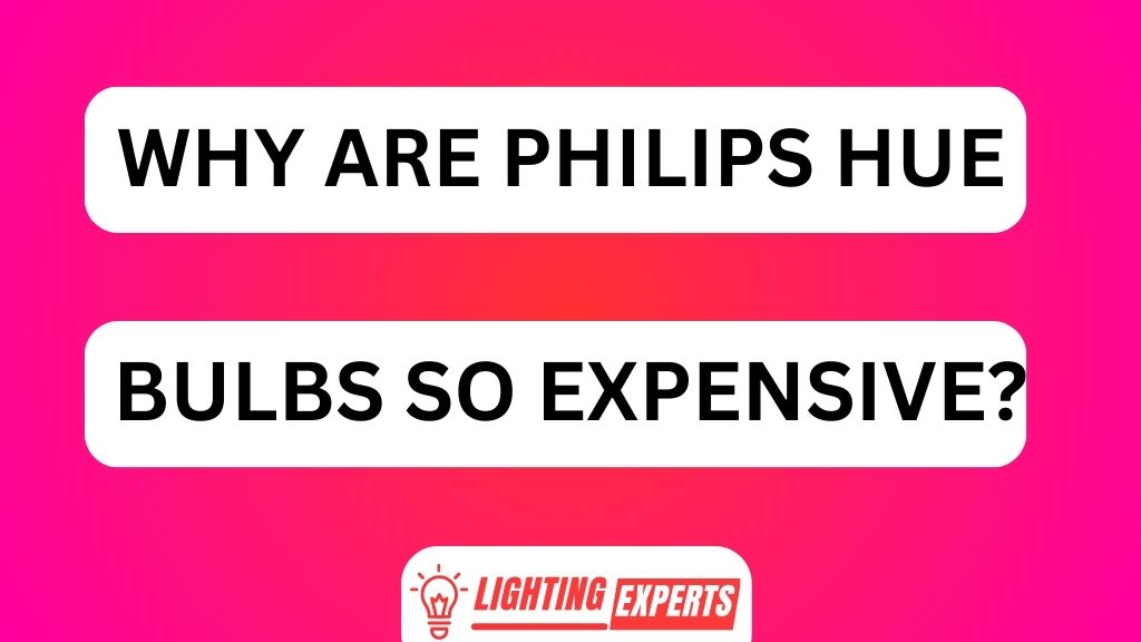 WHY ARE PHILIPS HUE BULBS SO EXPENSIVE